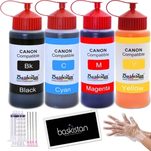 Canon Pixma E204 Mürekkep Seti 4 x 500 ml 15000 Sayfa