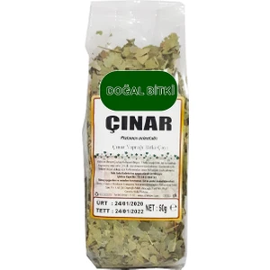 Bitki Diyarı Derin Yırtıklı Çınar Yaprağı Bitki Çayı Paket 50 gr