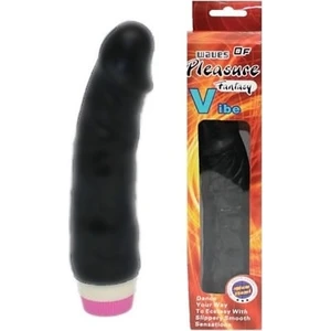 Yüksek Kalitede 19 cm Titreşimli Zenci Dildo Vibratör Penis