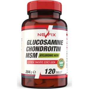 120 Tablet Glukozamin Kondroitin Msm Hyaluronik Asit