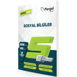 Pergel Yayınları 5.Sınıf Sosyal Bilgiler Soru Bankası