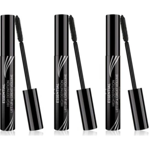 Golden Rose Hacim Etkili Siyah Maskara - Essential High Definition&liftup&great Volume Mascara x 3 Adet