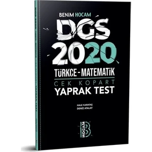 Benim Hocam Yayınları   2020 DGS Çek Kopart Yaprak Test