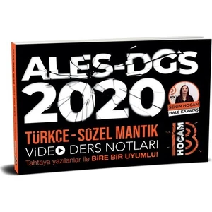 Benim Hocam Yayınları  2020 ALES DGS Türkçe - Sözel Mantık Video Ders Notları