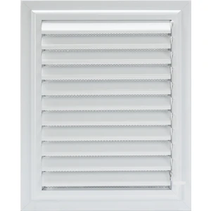 Banyo WC Menfezi Alüminyum Yapıştırmalı Model Beyaz 25 x 25 cm