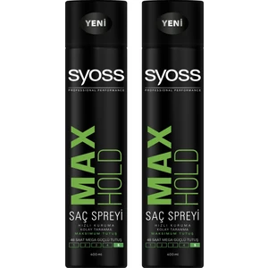 Max Hold Ultra Güçlü Saç Spreyi 400 ml - 2 Adet