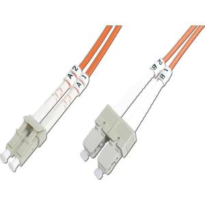 LC-SC Fiber Optik Patch Kablo 10 m Multimode 3.0mm Duplex 50/125 Om 2