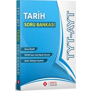 Sonuç Yayınları  TYT  - AYT Tarih Soru Bankası 2020-2021