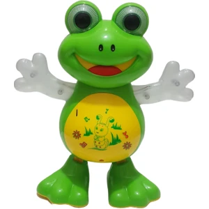 Kara Toys Pilli Dans Eden Işıklı Müzikli Kurbağa