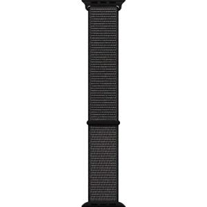 Apple Watch Uyumlu Series 3 38mm Hasırlı Kordon Woven Sport Loop Siyah
