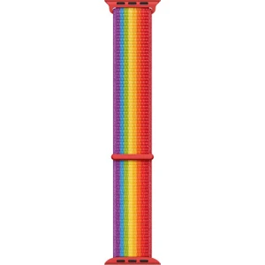 Apple Watch Uyumlu Series 3 38mm Hasırlı Kordon Woven Sport Loop Renkli