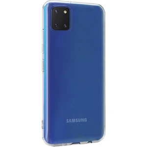 Samsung Galaxy A81 Kılıf Transparent Soft Beyaz