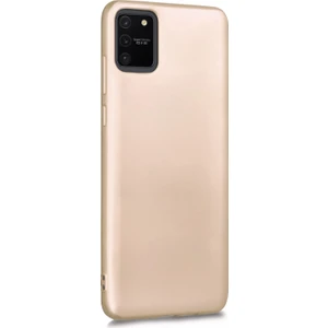 Mat Silikon Samsung Galaxy S10 Lite Kılıf Gold