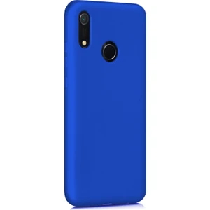 Mat Silikon Huawei Y6s 2019 Kılıf Mavi