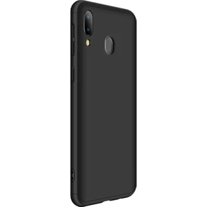 Samsung Galaxy M10s Kılıf Double Dip 360 Protective Siyah