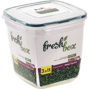 Fresh Box Kare Derin  Sızdırmaz Çok Amaçlı Saklama Kabı 2 Adet