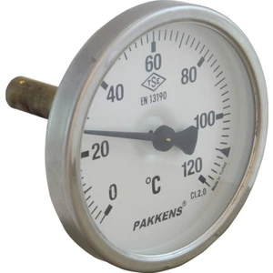 Çap 63 mm 120 C° 5 cm Dalma Boylu Problu Mekanik Termometre