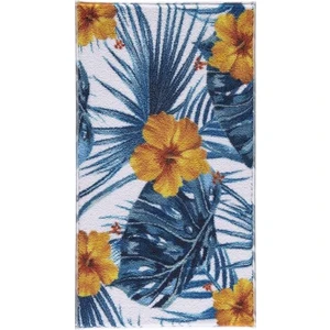 Hıbıscus 57 x 100 Turuncu Banyo Halısı