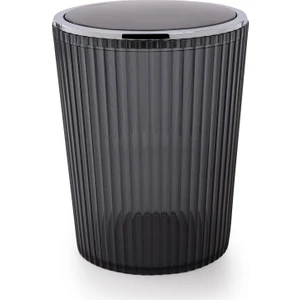 Nely Çöp Kovası Şeffaf Siyah   M-SA17-25