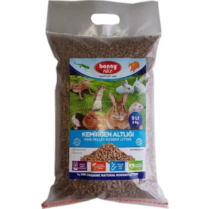 Bonny Nice Çam Pelet Kemirgen Altlığı 5 kg 9 lt Ferah Koku ve Hijyenik Kullanım