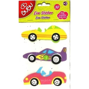 3D Eva Sticker Yarış Arabaları STS0017