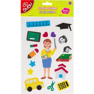 3D Eva Sticker Meslekler Öğretmen ST0045