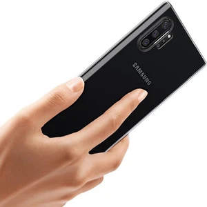 Samsung Galaxy Note 10 Ultra a Slim Fit Şeffaf Silikon Kılıf AL-31850 Şeffaf