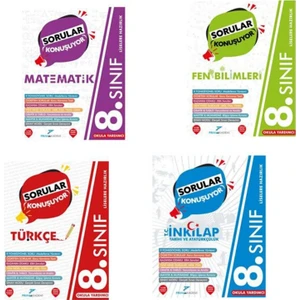 Pruva Akademi 8. Sınıf Soru Bankası Seti 4'lü