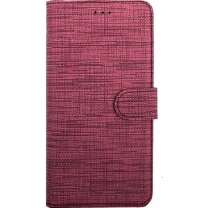 Xiaomi Pocophone F1 Standlı Kartvizitli Para Gözlü Kumaş Desen Mhm Pembe