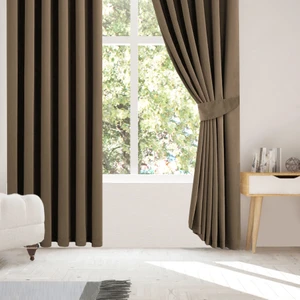 Pierre Cardin Blackout Karartma Perde Pilesiz Kahve 330 x 250 cm