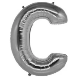 Miray Süs Folyo Balon Harf C Gümüş 16 Inc(40Cm) 1 Adet