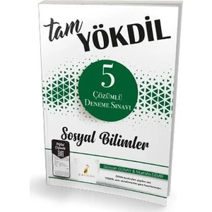 Pelikan Yayınları Tam YÖKDİL  Sosyal Bilimler Dijital Çözümlü 5 Deneme Sınavı