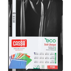 7730 Eco Telli Dosya Siyah 50'li