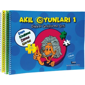 Akıl Oyunları Dikkat Geliştirme Seti 1-2-3 - (4 - 6 Yaş)