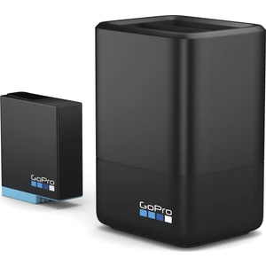 Gopro Dual Lithium-Ion Battery Charger With 1 x Battery For Hero8/7/6 Black
