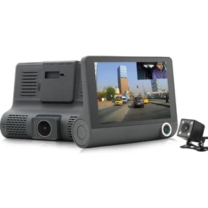 Mobitell Kingboss SL-D218 1080P Full Hd 3 Lensli Araç Kamerası