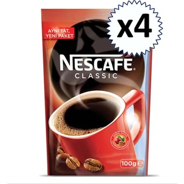 【新品】C COFFEE100g×４袋 セット Nescafe Classic Kahve Paket 100 gr 4'lü Fiyatı - Taksit Seçenekleri