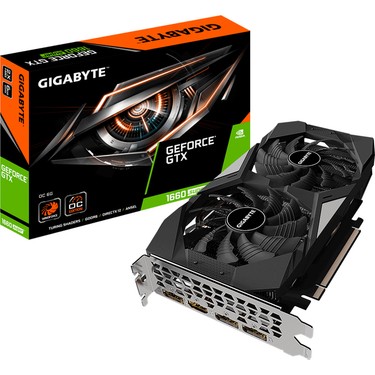 【美品】NVIDIA GeForce GTX 1660 SUPER Gigabyte Nvidia GeForce GTX 1660 Super OC 6GB 192Bit GDDR6 Fiyatı