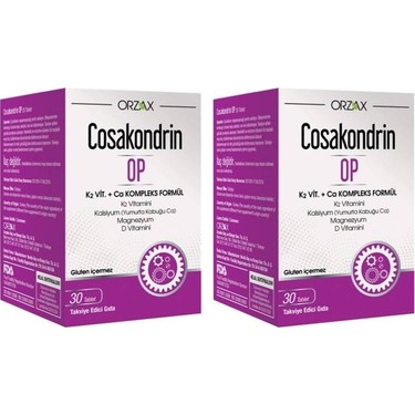 Orzax Cosakondrin Op 30 Tablet 2 Kutu Fiyatı - Taksit Seçenekleri