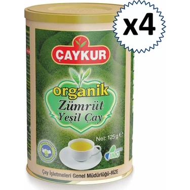 Çaykur Organik Zümrüt Yeşil Çay 125 gr 4