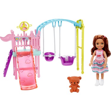 barbie chelsea bebek ve park oyun seti frl84 fiyati