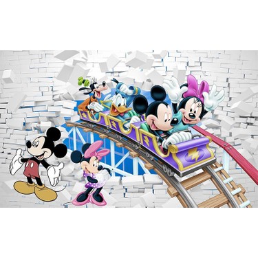 Ozen Mickey Ve Minnie Mouse Duvar Kagidi Fiyati