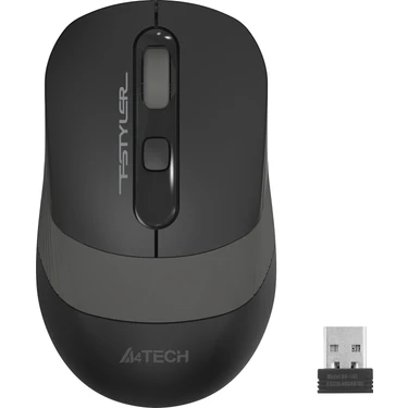 A4Tech FG10 Nano Alıcı Kablosuz Optik 2000DPI Enerji Korumalı Mouse –