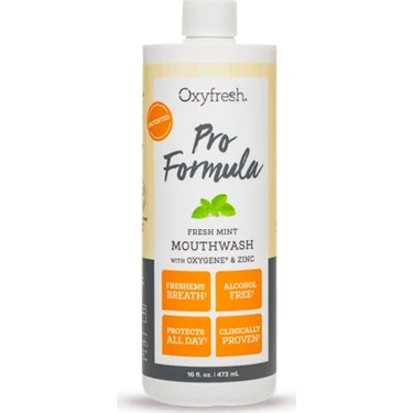 Oxyfresh Çinkolu Ağız Bakım Suyu 473 ml Ferah Nane Aromalı Antibakteriyel Plak ve Tartar