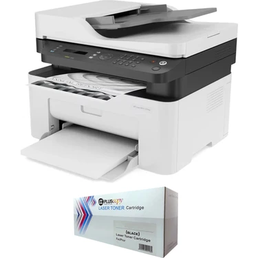 HP MFP 137FNW 4ZB84A Lazer Yazıcı Chipli + Tam Dolu Pluscopy
