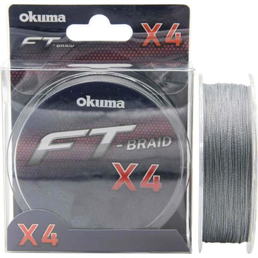 Okuma Ft-X4 Braided Line Grey Örgü Ip Olta Misinası