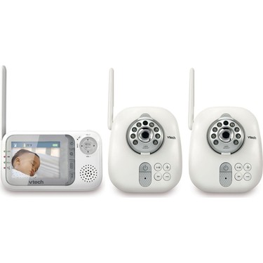 Vtech Vm321 2 Gece Goruslu Ve Iki Kamerali Sesli Video Bebek Fiyati