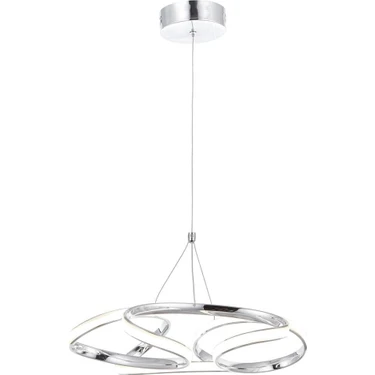 Eray Aydınlatma 920-40 Krom Led Avize(Beyaz Işık -Sarı Işık - Gün