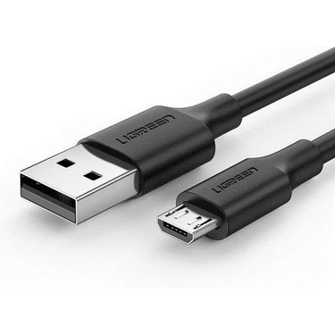 Ugreen Micro USB Data ve Şarj Kablosu Siyah 1