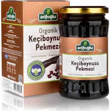 Arifoğlu Organik Keçiboynuzu (Harnup) Pekmezi 480g (Soğuk